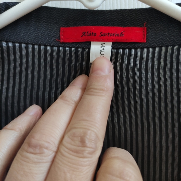 Like new Bartorelli Napoli Abito Sartoriale wool blazer Euro size 52L US 42 - Picture 8 of 9